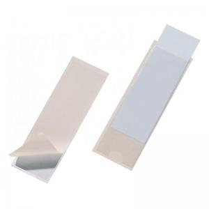 Durable POCKETFIX Self-Adhesive Clear Label Sleeve Pockets - 10 Pack -