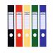 Durable ORDOFIX Adhesive Ring Binder Spine Labels - 10 Pack - 60mm Black 