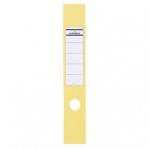 Durable ORDOFIX Self-Adhesive File Spine Label Yellow - Pack of 100 809004