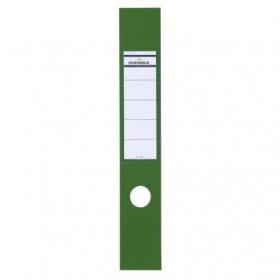 Durable ORDOFIX Adhesive Ring Binder Spine Labels - 10 Pack - 60mm Green 809005