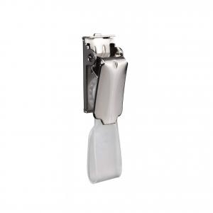 Durable Rotating ID Card Name Badge Clips from Recycled Metal - 25