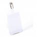 Durable Clip Name Tag ID Badge Holders + Cards - 25 Pack - Vertical 90 x 60mm 810719