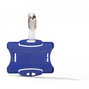 Durable Security Pass Plastic ID Badge Card Holders with Clip - 25