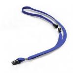 Durable Textile Lanyard Blue 10mm with Safety Release Pack of 10 811907
