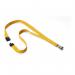 Durable Soft Premium Neck Lanyards with Clip & Safety Release- 10 Pack - Yellow 8127135