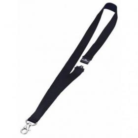 Durable Soft Neck Lanyards with Clip and Safety Release - 10 Pack - Black 813701