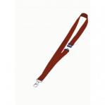 Durable Textile Lanyard Red 20mm with Safety Release Pack of 10 813703