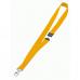 Durable Soft Neck Lanyards with Clip & Safety Release - 10 Pack - Yellow 813704