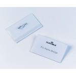 Durable Visitor Badge with Pin Clip 54x90mm Transparent - Pack of 50 814419