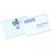 Durable COMBI CLIP Clip & Pin Name Badge ID Holder + Inserts - 50 Pack - 54x90mm 