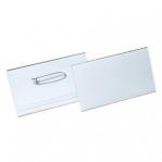 Durable Name Badge with Pin 40x75mm - Pack of 100 814819