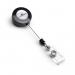 Durable Secure Retractable Clip Badge Reel for ID Cards & Keys - 10 Pack - Black 