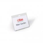 Durable Name Badge ID Card Holders with Insert Cards - 5 Pack - 60 x 90mm 820919