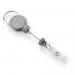 Durable Extra Strong Retractable Clip Badge Reels for ID & Keys - Grey 