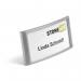 Durable Classic Magnetic Name Tag Badge Holders + Inserts - 10 Pack - 34 x 74mm 854223