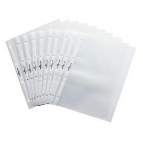 Durable Premium Punched Pockets for Table Flipcharts - 10 Pack - A4 Landscape 856619