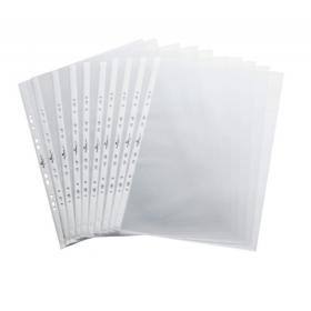 Durable Premium Punched Pockets for Table Flipcharts - 10 Pack - A3 Landscape 857719