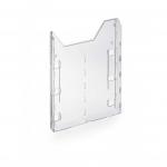 A durable extension set for an A4 literature holder, made by Durable, designed for the COMBIBOXX holder. The clear material allows for easy visibility of contents.