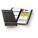 Durable VISIFIX 96 Business Card Album Pocket Wallet Book - Charcoal 858158