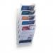 Durable COMBIBOXX 5 Literature Holder - Stand & Wall - A4 Portrait - Clear 