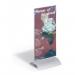 Durable Acrylic Metal Table Display Stand Menu & Sign Holder - 1/3 A4 - Clear 858719