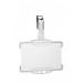 Durable Security Pass Plastic ID Badge Card Holder with Clip - Clear 