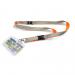 Durable Reflective Detachable Neck Lanyards with Clip and Safety Release- Orange 