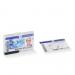 Durable PUSHBOX Duo 2 Card Security Pass ID Holder - 10 Pack - Clear 