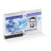 Durable PUSHBOX Security Pass ID Card Holders - 10 Pack - Clear 