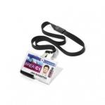 Durable Pushbox Duo Card Holder with Lanyard - Pack of 10 892601
