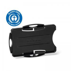 Durable ECO 2 Card Recycled Plastic Security ID Badge Holders - 10