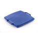 Durable DURABIN Grey Square Recycling Bin + Blue Lid - Food Safe - 90L VEH2012031