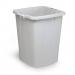Durable DURABIN Grey Square Recycling Bin + Green Lid - Food Safe - 90L VEH2012032