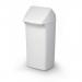 Durable DURABIN Contemporary White Square Recycling Bin + White Swing Lid - 40L VEH2013001
