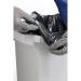 Durable DURABIN Grey Rectangular Recycling Bin + Yellow Hinged Lid - 60L VEH2022009