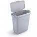 Durable DURABIN Grey Rectangular Recycling Bin + Grey Hinged Lid - 60L VEH2022012