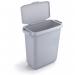 Durable DURABIN Grey Recycling Bin with Grey Hinged Lid + Black Duraframe - 60L VEH2023008