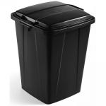 Durable DURABIN Strong Square Black Recycling Bin + Lid - 90L VEH2023029