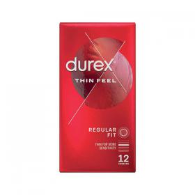 Durex Thin Feel Condoms (Pack of 12) 3202920 DRX04528