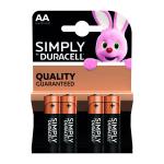 Duracell Simply Battery (Pack of 4) AA 81235210 DU00224