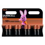 Duracell Plus AA Battery (Pack of 8) 81275377 DU02311