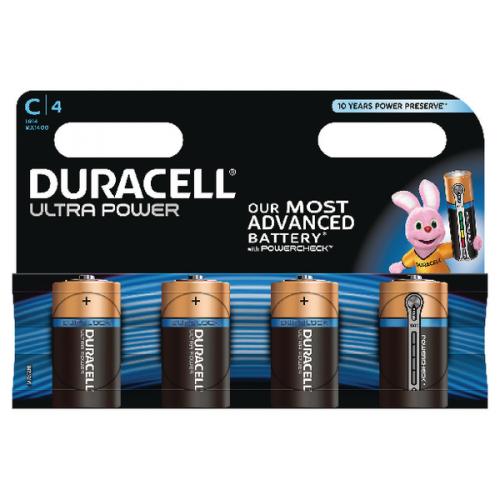 Duracell Ultra Power C Batteries (Pack of 4) 75051962 DU03803