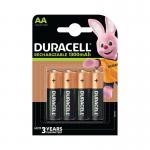 Duracell Rechargeable AA NiMH 1300mAh Batteries (Pack of 4) 81367177 DU03924