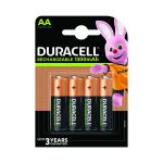 Duracell Rechargeable AA NiMH 1300mAh Batteries (Pack of 4) 81367177 DU03924
