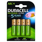 Duracell staycharged Premium AA4 rechargeable - 2400 Mah (Pack of 4) STAYCHARGED PREM DU05704