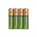 Duracell Stay Charged Rechargeable AAA NiMH 750mAh Batteries (Pack of 4) 81364750 DU09023