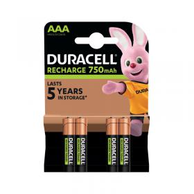 Duracell Stay Charged Rechargeable AAA NiMH 750mAh Batteries (Pack of 4) 81364750 DU09023