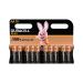 Duracell Plus AA Battery Alkaline 100% Extra Life (Pack of 10) 5015842 DU16355