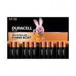 Duracell Plus AA Battery Alkaline 150% Extra Life Power Boost (Pack of 10) 5015842+ DU17620