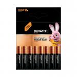 Duracell Plus AAA Battery Alkaline 100% Extra Life Power Boost (Pack of 16) 5010829+ DU17703